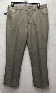 Resistol RR Dress Jeans 40X30 Taupe Western Cowboy Polyester NWT - Picture 1 of 15