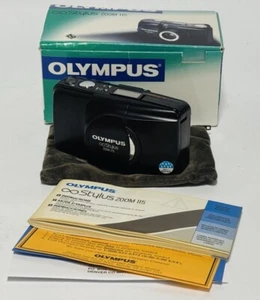 Olympus Stylus Zoom 115 35mm Point & Shoot Film Camera - W/Box & Case - Picture 1 of 18