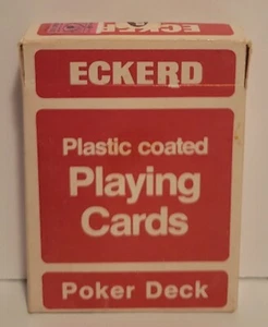 Vintage ECKERD Playing Cards Poker Deck Original Box - Picture 1 of 2