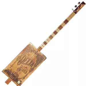 The Delta Blues 3tpv Cigar Boîtier Guitare MATTEACCI'S Fabriqué en Italie - Bild 1 von 9