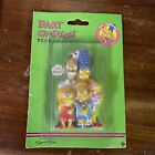 Vintage 1990 The Simpsons Bart Simpson and Keychain In Original Package