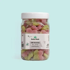 CBD Gummies THC-Free Swiss Peak 3200/4800mg Cherry Gummies | Broad Spectrum - Picture 1 of 5