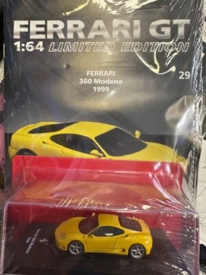 FERRARI  360 MODENA 1999  1/64 die-cast + BOOKLET, Centauria Limited edition - Immagine 1 di 2
