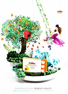 TRIDENT GOMMA AD #18 RIVISTA promo AD 2011 EXPERIENCE NUOVA VITALITÀ TRIDENT - Foto 1 di 2