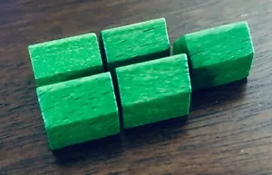 Catan 5-6 Player Extension | Green Settlement Set | Replacement/Extra Game Piece - Picture 1 of 2