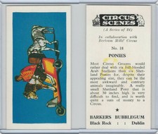 1970 Barkers Bubblegum, Circus Scenes, #18 Ponies