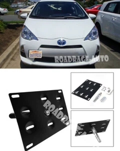 For 11-15 Toyota Prius C Tow Hook Hole Cover License Plate Bracket Mount Holder - Picture 1 of 4