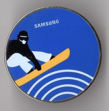 PYEONGCHANG 2018. OLYMPIC GAMES. CHOOSE ANY SAMSUNG PIN FROM THE LIST