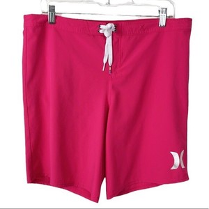 short hurley feminino rosa