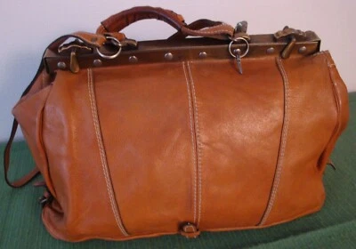 ELEGANT SAC FEMME STYLE SACOCHE DE MEDECIN CUIR MARRON - Photo 1/4