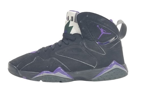 Nike Air Jordan 7 Ray Allen Bucks taglia 10 304775 053 OG VII retrò nero viola