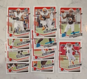 2023 Donruss NFL Football Team Set Cleveland Browns In Hand Thompson-Robinson - Picture 1 of 1