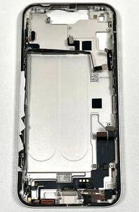 Apple iPhone 14 2022 6.1" Starlight Mid Frame Casing Body Genuine OEM Grade B+ - Picture 1 of 14