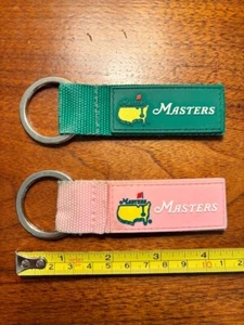 His and Hers PreOwned Masters Key Fobs: Green and Pink, Great Condition - Picture 1 of 4