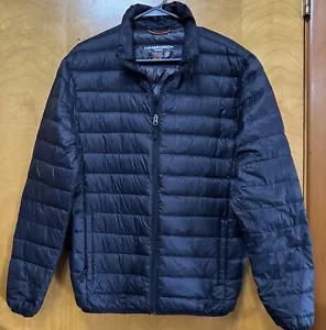 Hawke & Co. Sport Mens Performance Packable Puffer Duck Down/ Feather Black S - Picture 1 of 14