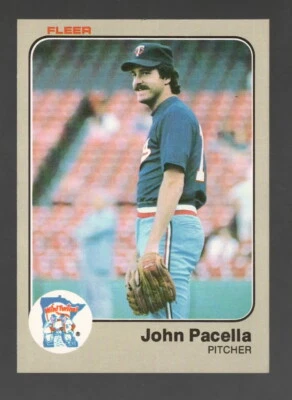 1983 Fleer #622 John Pacella Near mint or better - Image 1 of 2