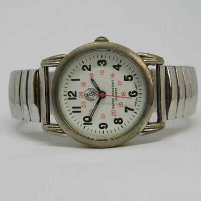 Prestige Medical Stretch Band Quartz Analog Women's Watch Sz. 6" New Battery - Изображение 1 из 4