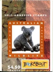 1994 Australian Wildlife - Stamp booklet Barcode 271510 3K 1R - Foto 1 di 3