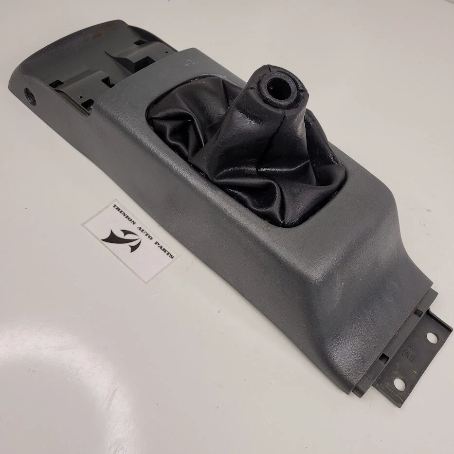 Bisel de cambio de transmisión manual Honda Civic 1992-1995 con bota de cambio gris OEM Foto 1 de 4