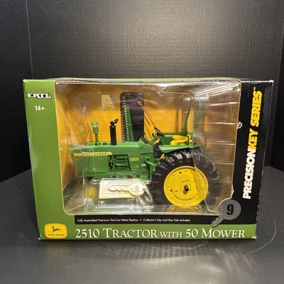 Tractor Ertl John Deere 2510 con llave de precisión cortacésped serie #9 Foto 1 de 4