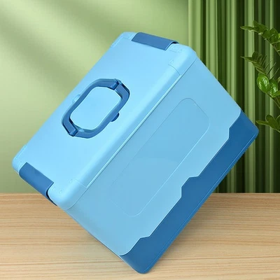  Plastic Storage Box Multifunctional Folding Box Tools Case Large Capacity - Image 1 of 4