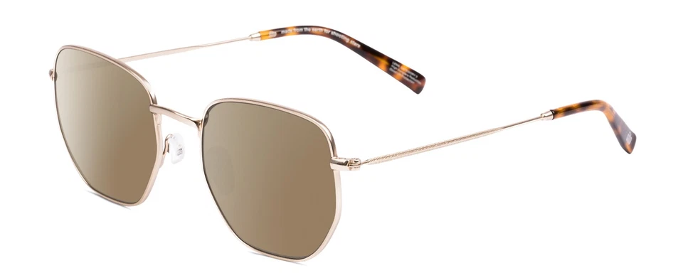 SITO SHADES ETERNAL Unisex Polarized Sunglass in Gold Tortoise Tips/Horizon 52mm