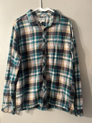 Camisa Billabong Crew Coastline manga larga para hombre 100 % algodón talla L Foto 1 de 4