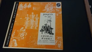 Josquin Des Pres  The Dessoff Choirs, Paul Boepple    Choral Works Vinyl LP 1960 - Picture 1 of 2