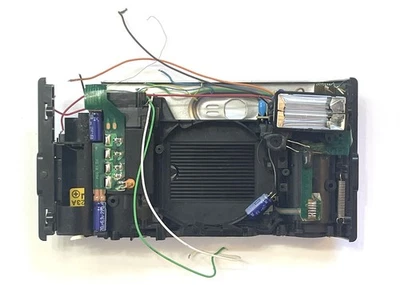 Carcasa de marco medio plateada Leica C1 puerta trasera flash zoom control engranaje pieza Foto 1 de 3