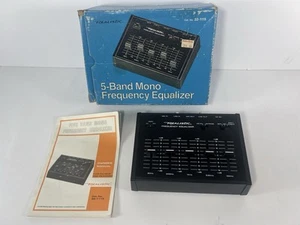 Vintage Realistic 5-Band Mono Frequency Equalizer 32-1115 With Box manual Tested - Picture 1 of 4