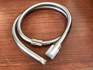 NEW 2PK Hansgrohe 28282000 Axor Starck Handheld Shower Hose In Chrome B326 - Picture 1 of 2