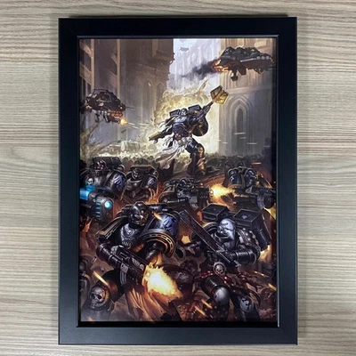 Art Encadré Raven Guard. Space Marines, Adeptus Astartes, Warhammer 40,000 40K - Photo 1/4
