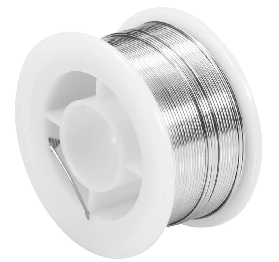 Horusdy Tin Lead Solder Wire -  1.0mm, 250grams, 2.5% Flux Reel