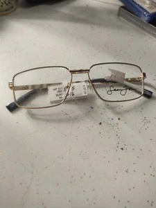Sean John SJO5157 002 58-16-150 Matte Black/Gold Eyeglass Frames (A-8) - Picture 1 of 3