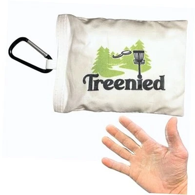 Disc Golf Chalk Bag with Clip (White) - Quick Drying and Super Absorbent -  - Image 1 of 4