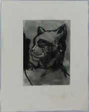 JIM DINE 'CAT' ETCHING SIGNED