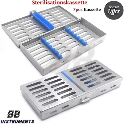 SLITE TECH INSTRUMENTS "Sterilisationsbehälter für 7 Instrumente – Dental Sterilcontainer Aufbewahrung"