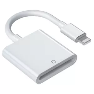 SD Card Adapter Camera Reader for iPad iPhone 6 6S 7 8 Plus 11 12 Pro X Xs Max - Picture 1 of 8