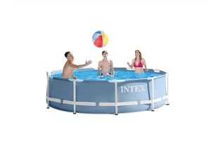 INTEX 26702 Prism Frame Pool Set Swimmingpool Kinderpool 305 x 76 mit Pumpe - Bild 1 von 3