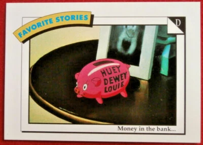 Disney COLLECTOR CARDS - Card #085 - MONEY IN THE BANK / PUBLIC ENEMY IMPEL 1991 - Image 1 of 2