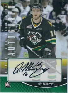 2012-13 ITG Final Vault ITG Draft Prospects Autographs #A-JM Josh Morrissey - Picture 1 of 2