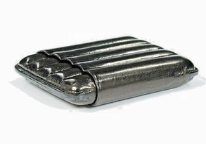 Martin Wess 5er Estuche para Purito 902 Black - Exterior Ganado Plantilla Cabra - Bild 1 von 3