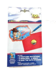 Disney Toy Story 4 Birthday Party Invitations Postcards Save the Date (8ct) - Picture 1 of 2