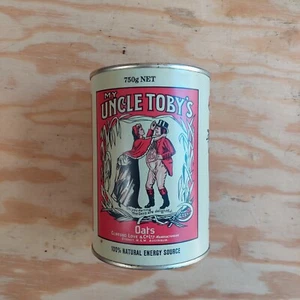 Uncle Toby's Oats Celebrating 100 Yrs Vintage Collectable Tin Container Display - Picture 1 of 5