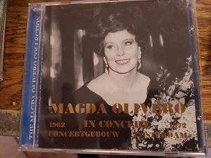 MAGDA OLIVERO In Concert 1962-1972 Concertgebouw Puccini Mascagni Boito CD - Picture 1 of 2