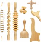 8 Pack Wood Therapy Massage Tools Set for Body Shaping Cellulite Massager Madero