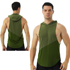 Men Tank Top Sleeveless Workout Muscle Sports Casual Vest Training Bodybuilding 