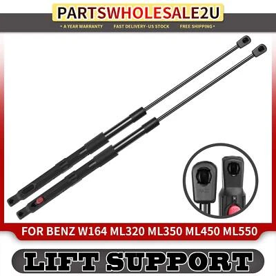 2 x передний капот подъем поддержки амортизатора стойки для Mercedes-Benz ML320 07-09 ML350 06-11 - Изображение 1 из 4