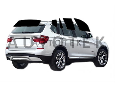 Película precortada en todos los lados + ventana trasera cualquier tono % VLT para BMW X3 (2011-2017) Foto 1 de 4