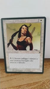 DAVENANT ARCHER Magic the Gathering MTG Summon ITALIAN Version 1995 Trading Card - Picture 1 of 2